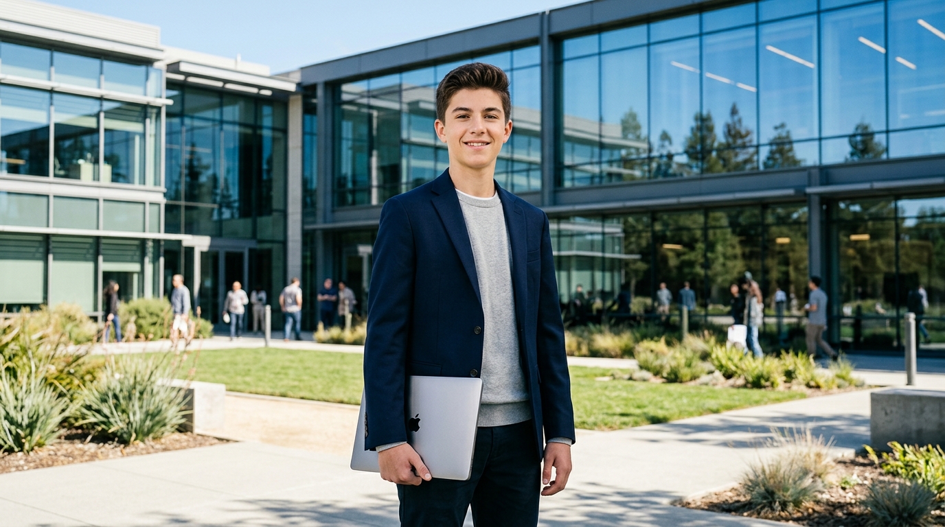 Ages 14-17 student at Silicon Valley tech campus