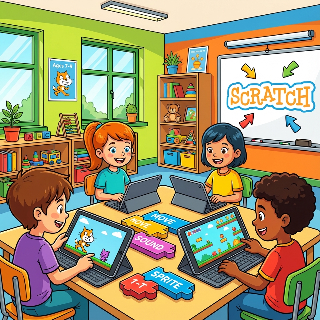 Daniel's Scratch platformer game  |  built by a 9-year-old STEMulus student